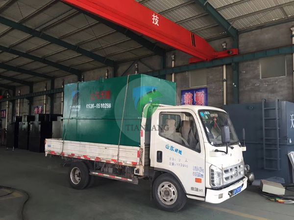 Anhui Gujing Gongzhen wine industry buried sewage treatment equipment delivery